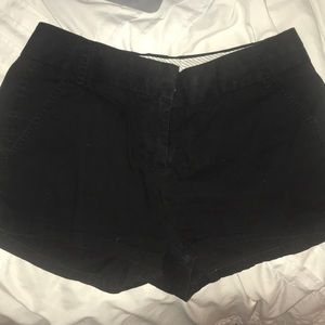 J crew black chino shorts